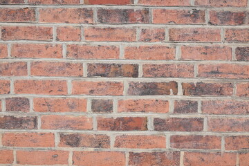 A brick wall with a brownish color