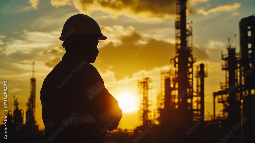 Poster technician conducting maintenance on gigapixel technology high-tech facility visual documentation in