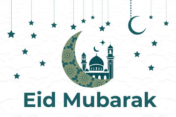 Eid Mubarak Card royalty-free 202