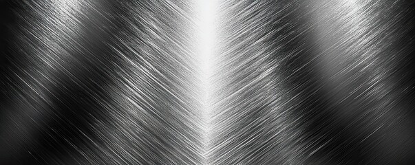 Metallic brushed steel and platinum texture background with a sleek silver iron finish creating a sophisticated and elegant metal textured design for various creative projects