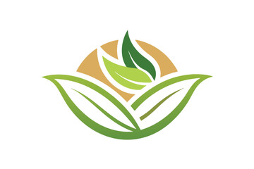 Vector illustration of stylized green leaves and natural elements promoting sustainability and eco-friendliness