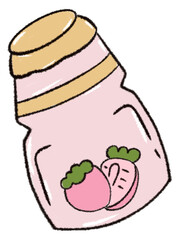 cute strawberry drink 