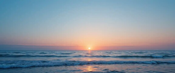 Fototapeta premium sunset over the sea