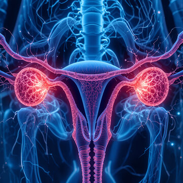 Salpingitis. inflammation in the Fallopian tubes.