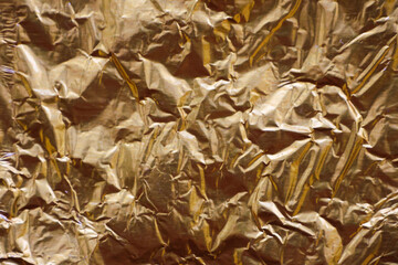 artistic background from golden foil