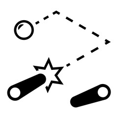 Pinball, arcade icon