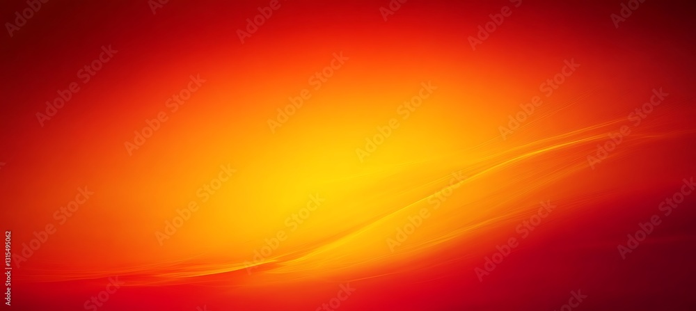 Poster smooth satin backdrop with a deep red to bright orange gradient for a warm and elegant look