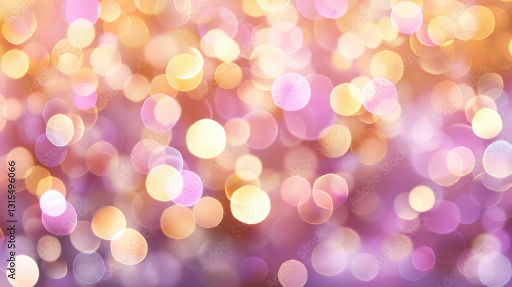 Aufkleber a dreamy abstract blur with purple bokeh, creating a soft backdrop ideal for elegant designs or artf