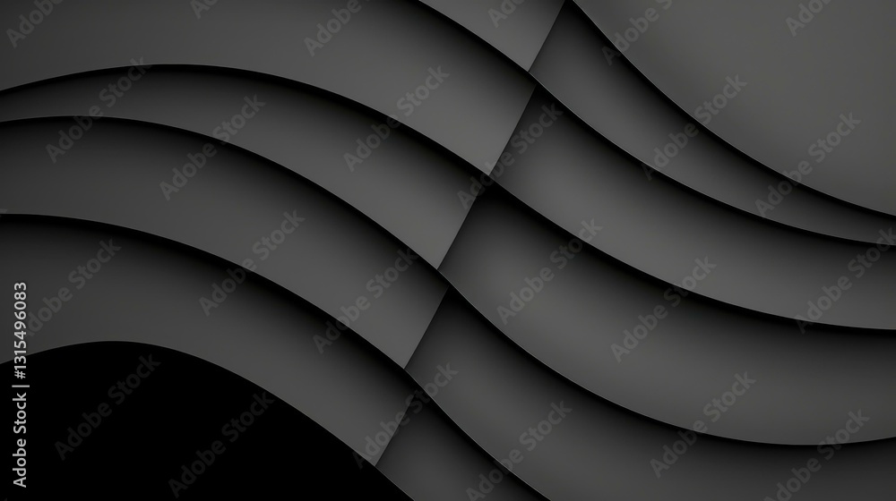 Poster experience the elegance of a gray abstract paper texture, accented with minimal geometric shapes for