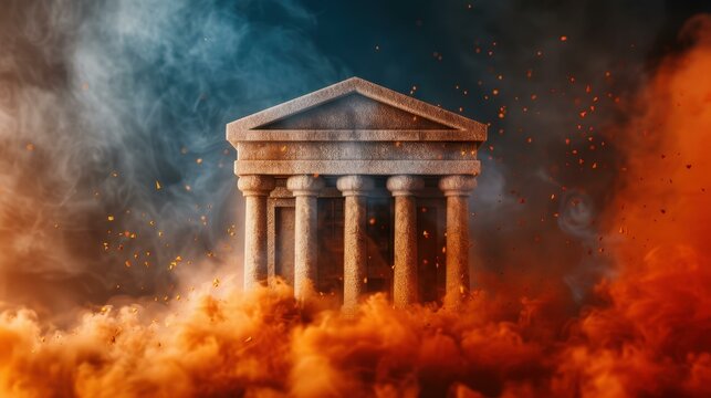 A banks collapse sends shockwaves through the financial sector, raising fears of a broader economic downturn.