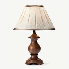 A sleek, modern table lamp profile, showcases its elegant design against a crisp white background for a clean look.