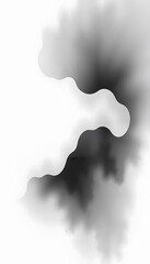Abstract grayscale blob texture