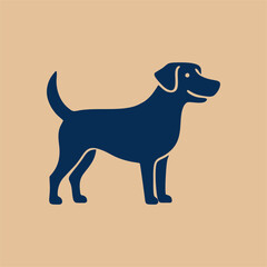 Cartoon-style dog illustration, cute and playful puppy with big eyes and a happy expression. Fun and adorable character design for kids, stickers, and merchandise.  
