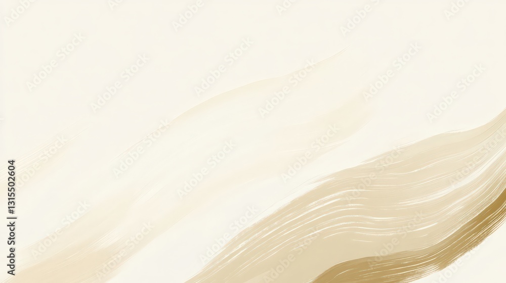 Poster elegant flowing paint strokes forming a subtle abstract design element