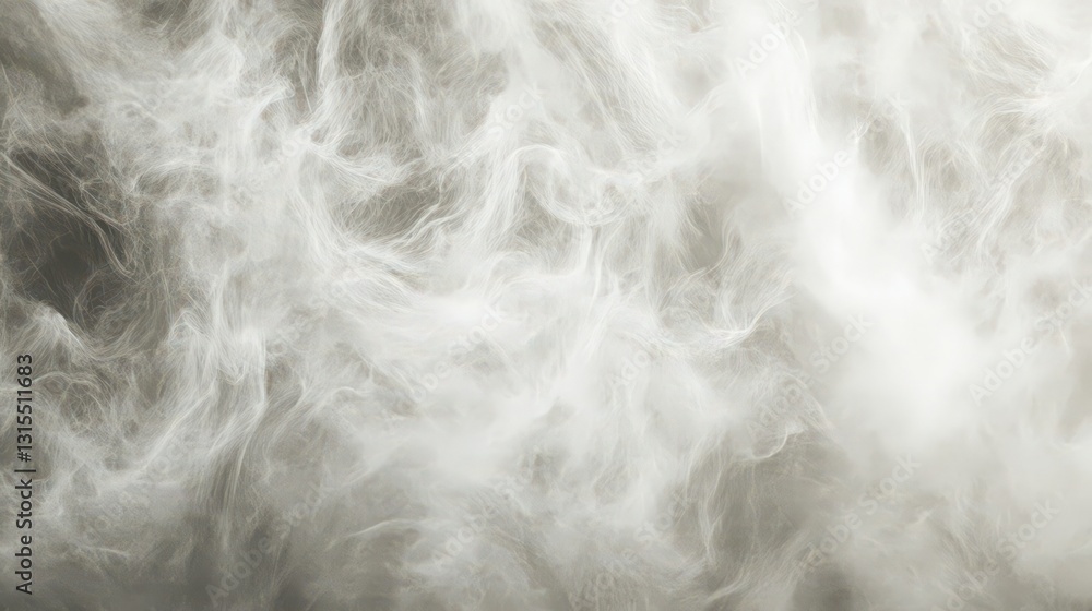 Aufkleber abstract ethereal cloudscape with wispy light patterns in flowing motion