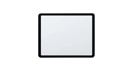 blank screen , mockup tablet pc isolated on white background , transparent png 