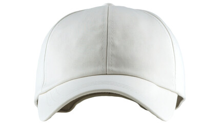 White baseball cap, studio shot, blank, mockup, apparel design