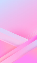 Trendy modern bright phone background with line and shapes. Vector poster with gradients.