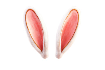 Rabbit ears isolated on transparent background