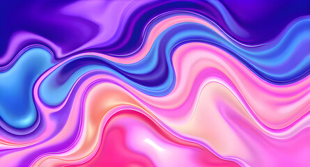 Fototapeta premium Elegant Gradient Liquid Swirl Effect