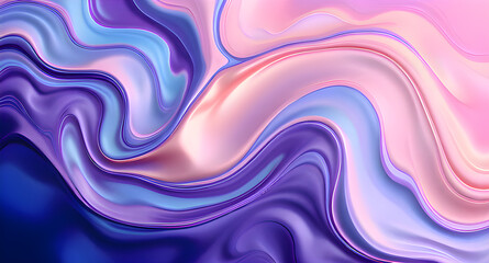 Abstract Oil-Painting Inspired Waves