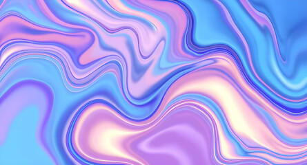 Shiny Fluid Art with Vivid Colors
