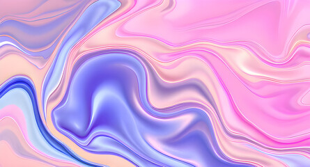 Abstract purple waves with soft flowing satin texture and liquid-like motion