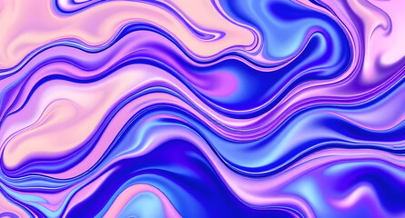 Abstract blue wave pattern with flowing texture and seamless motion