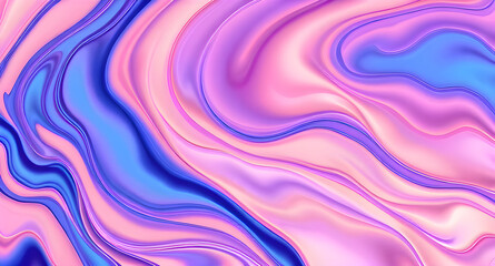 Abstract purple waves with flowing water and soft fabric texture