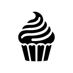 cake logo black and white