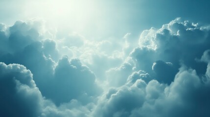 Fototapeta premium Abstract Cloud Background with Dim Light Effects