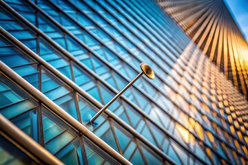 Pin, Szpilka, Znacznik:  Modern Architectural Detail with Metallic Pin