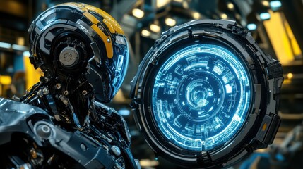 Advanced Technology Display in a Robotics Environment