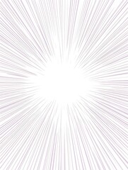 Pale violet beams burst from a central source with high velocity
