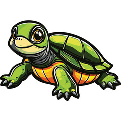 Fototapeta premium Tortoise Simple Vector Logo