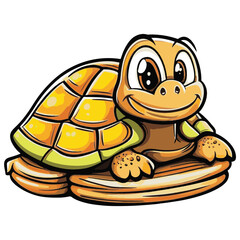 Fototapeta premium Tortoise Simple Vector Logo