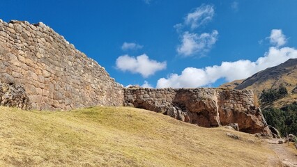 Archaeological site of Puka Pukara, near Cusco