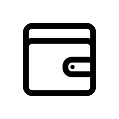 A Well-worn Leather Wallet, A Symbol Of Financial Security And Personal History, Rests Quietly, Showcasing Simple Bold Lines And A Minimalist Design