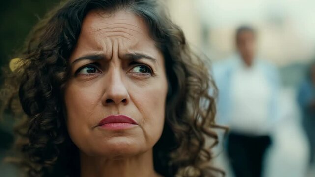 Intense moment as Gen Alpha zooms out into a close call filled with emotion and tension near the bustling city streets