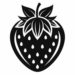 vector strawberry icon