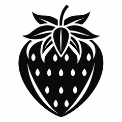 vector illustration of a strawberry