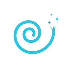 Electric Pulse icon, Isolated on White, Blue icon set