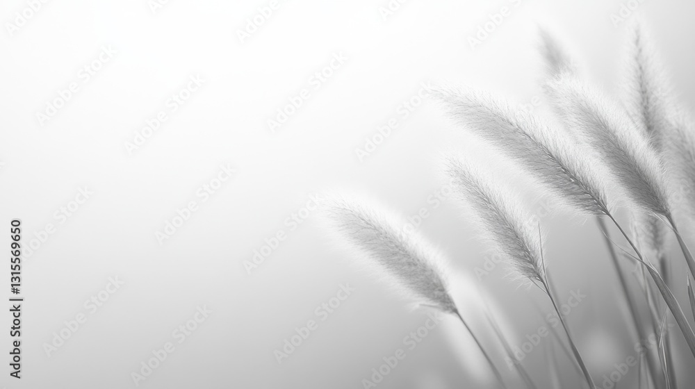 Poster soft gray simple background with depth of field for a neutral and subtle aesthetic