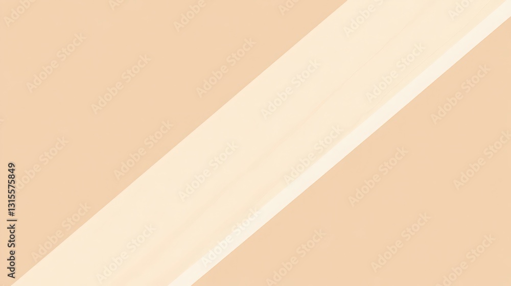 Aufkleber subtle color layering abstract geometric pattern with beige and cream diagonal