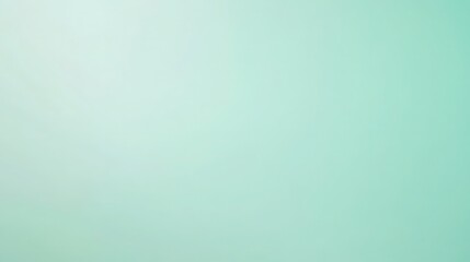 Delicate mint gradient background for creative design projects and overlays