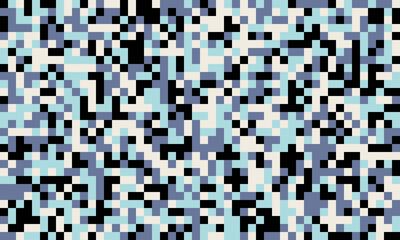 Fototapeta premium Symmetrical cube grid with vibrant, ornate colors. A beautiful geometric pattern suited for posters, fabric, or material design with a modern, textured appeal.