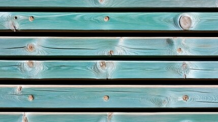 Fototapeta premium Close-up of horizontal blue planks for background, wood texture design, or surface covering