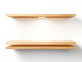Modern Shelf Mockup, Crisp Lines