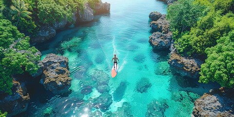 Obraz premium coral reef in the blue sea