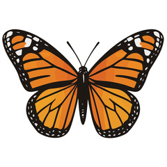 Fototapeta premium Butterfly Simple Vector Logo
